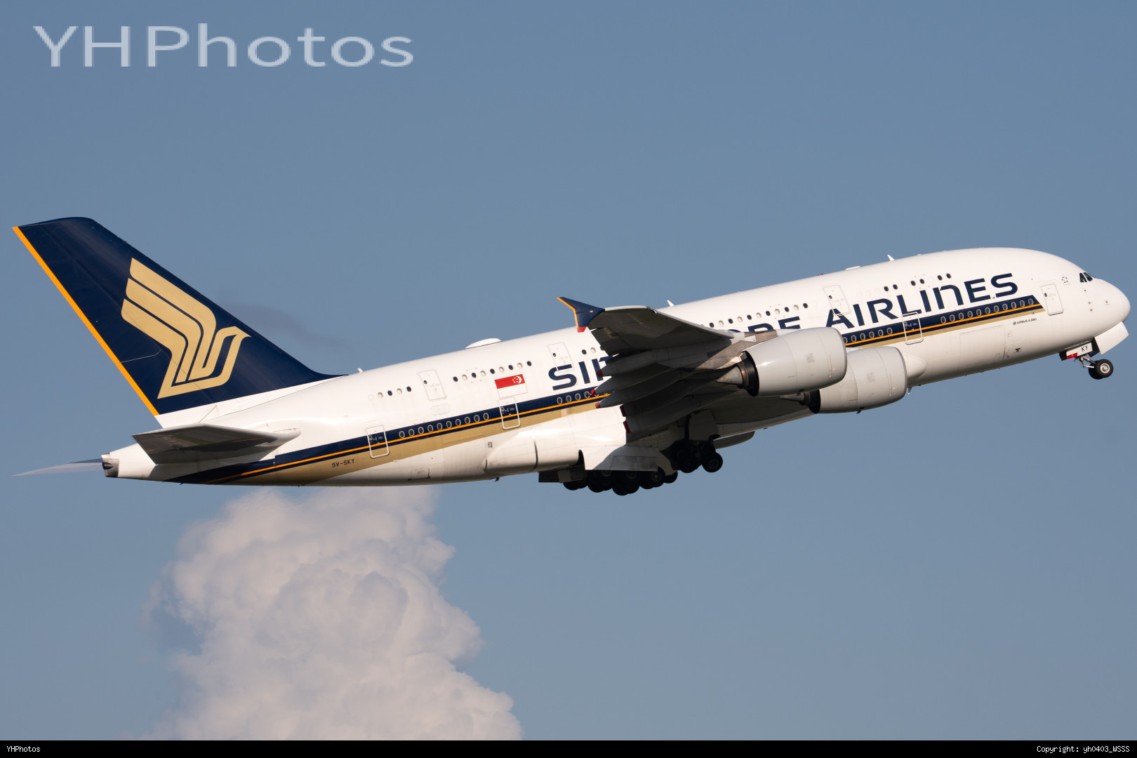 9V-SKY 新加坡航空A380