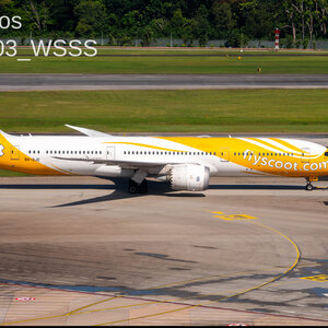 9V-OJE Boeing 787-8 scoot airlines
